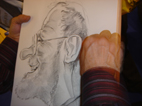 caricaturiste soiree à thème Montmartre