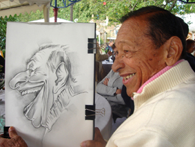 Caricaturiste apprécié par Henri Salvador