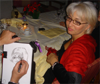 Animation caricaturiste anniversaire