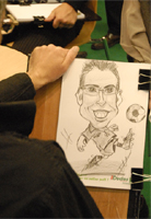 Caricature personnalisé thème Football