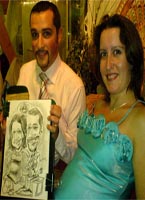 caricaturiste mariage