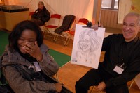 caricaturiste pour un portrait mariage