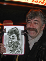 caricaturiste pour l'animation de votre arbre de noel